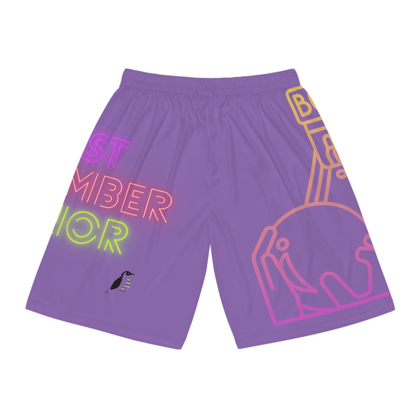 Basketball Shorts: Bowling Lite Purple