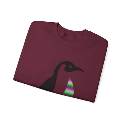 Heavy Blend™ Crewneck Sweatshirt: Crazy Penguin World Logo #1