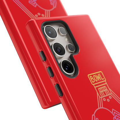 Tough Cases (for Samsung & Google): Bowling Red