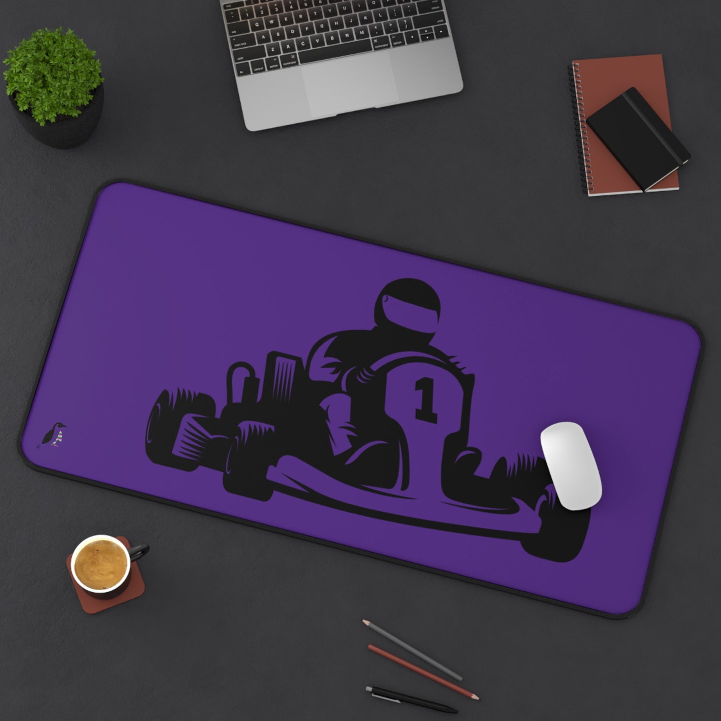 Desk Mat: Racing Purple