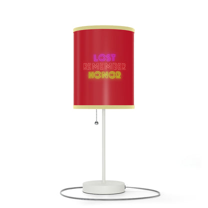 Lamp on a Stand, US|CA plug: Basketball Dark Red