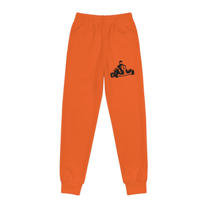 Youth Joggers: Racing Orange