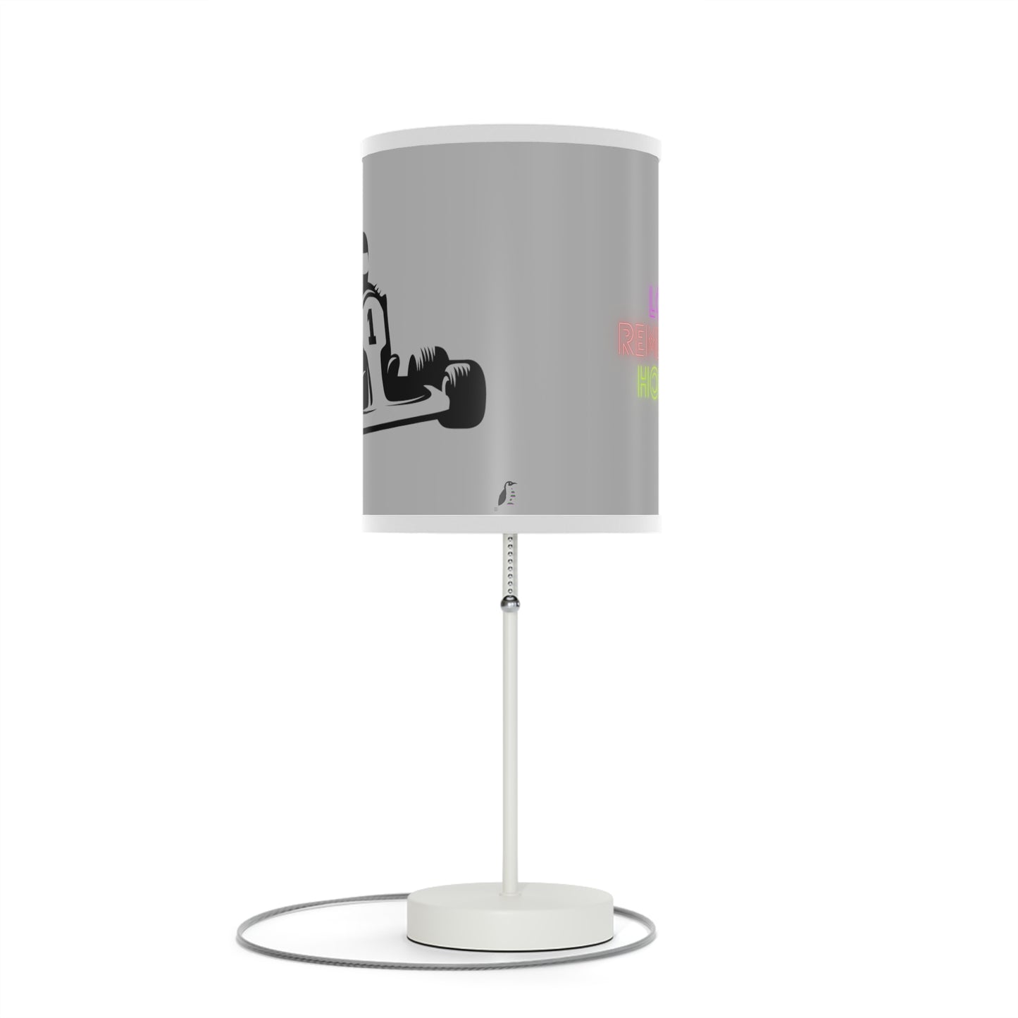 Lamp on a Stand, US|CA plug: Racing Lite Grey