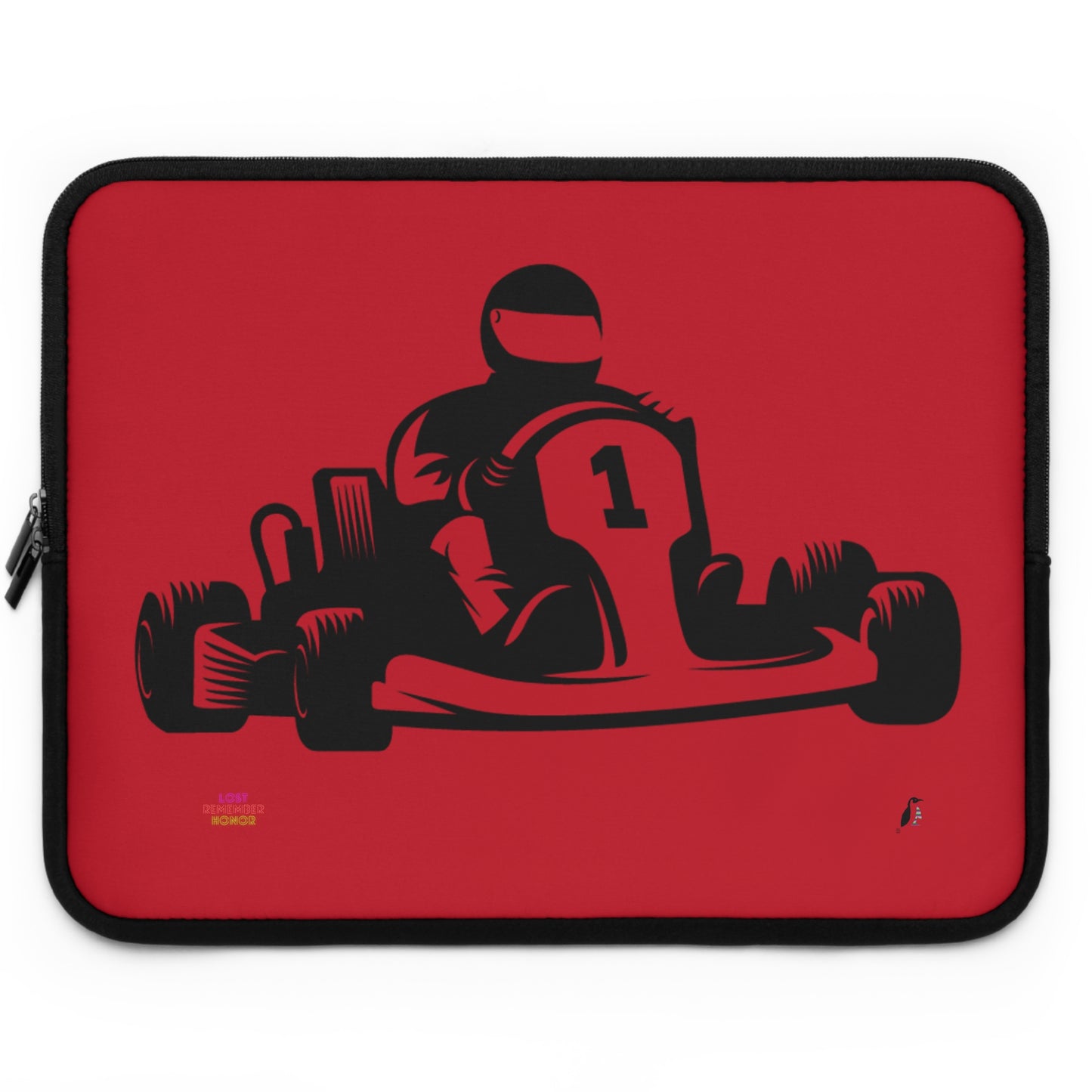 Laptop Sleeve: Racing Dark Red