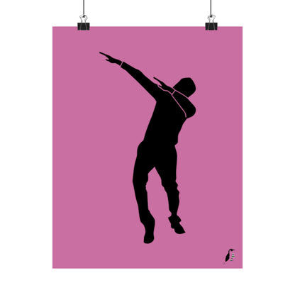 Premium Matte Vertical Posters: Dance Lite Pink