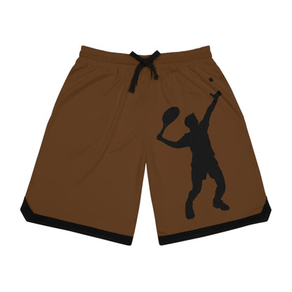 Basketball Rib Shorts: Tennis Brown