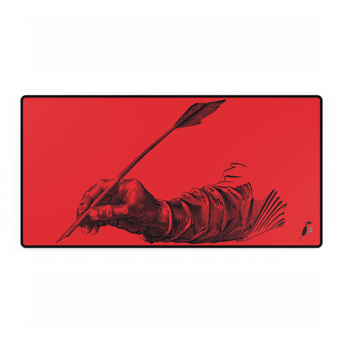 Desk Mats: Writing Red