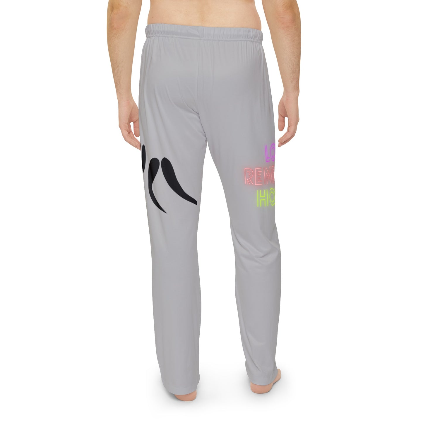 Men's Pajama Pants: Wrestling Lite Grey