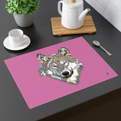 Placemat, 1pc: Wolves Lite Pink