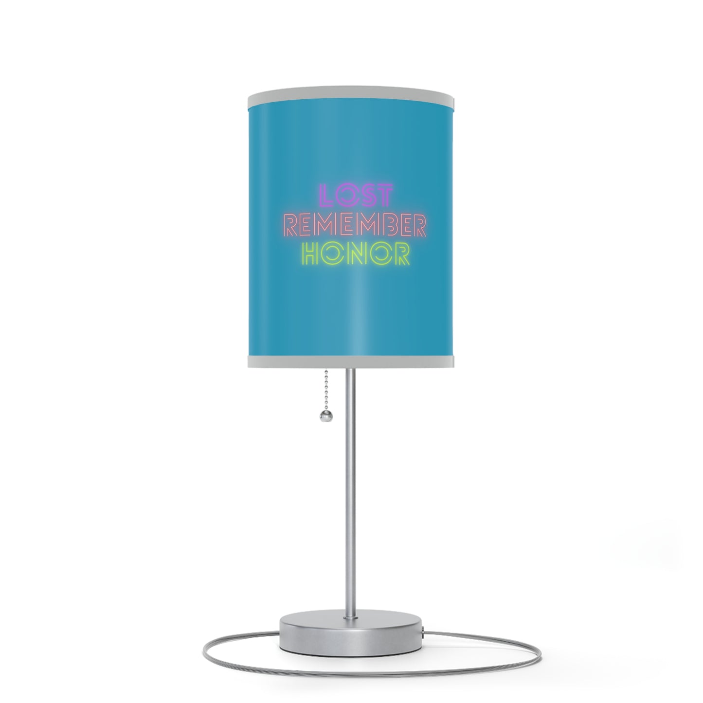 Lamp on a Stand, US|CA plug: Volleyball Turquoise