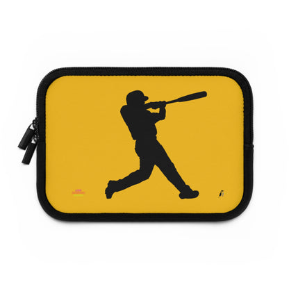 Laptop Sleeve: Baseball Yellow