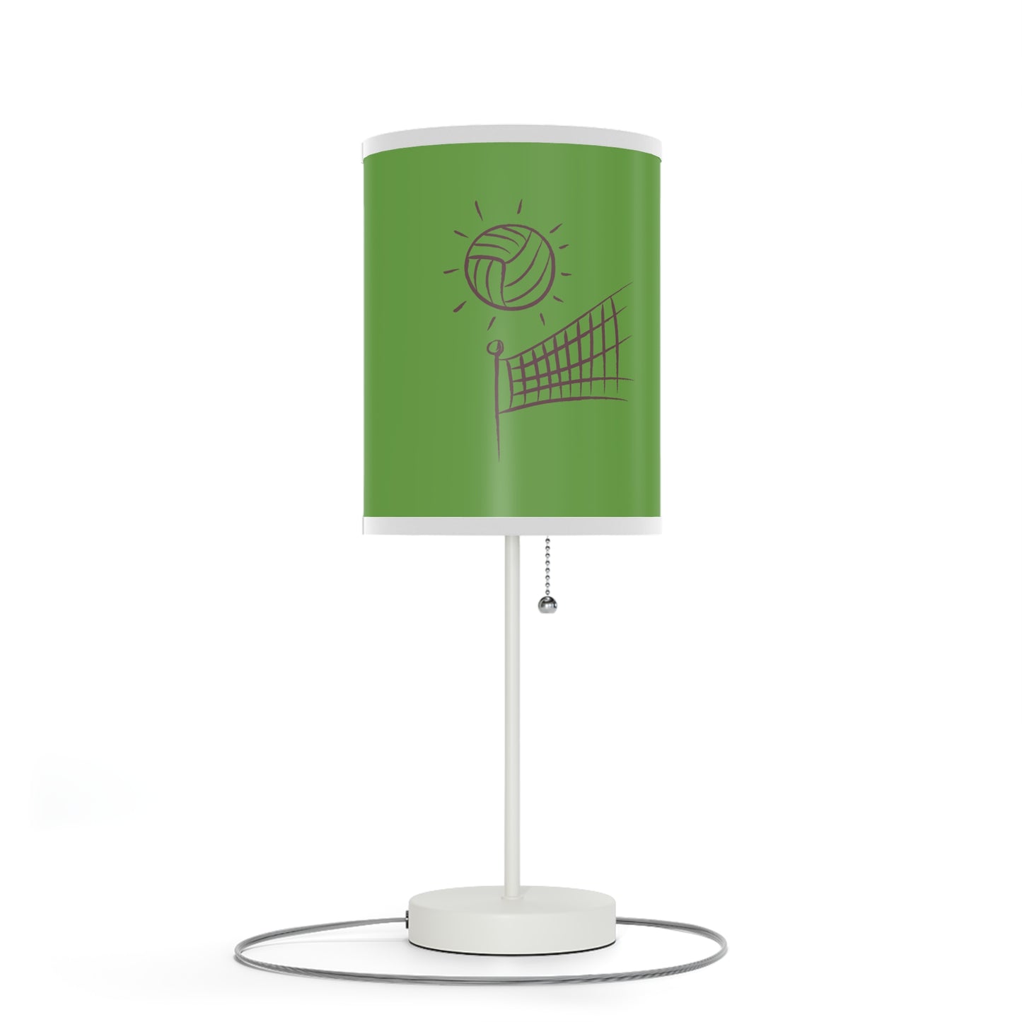 Lamp on a Stand, US|CA plug: Volleyball Green