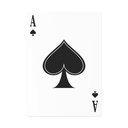 Poker Cards: Tennis Dark Blue