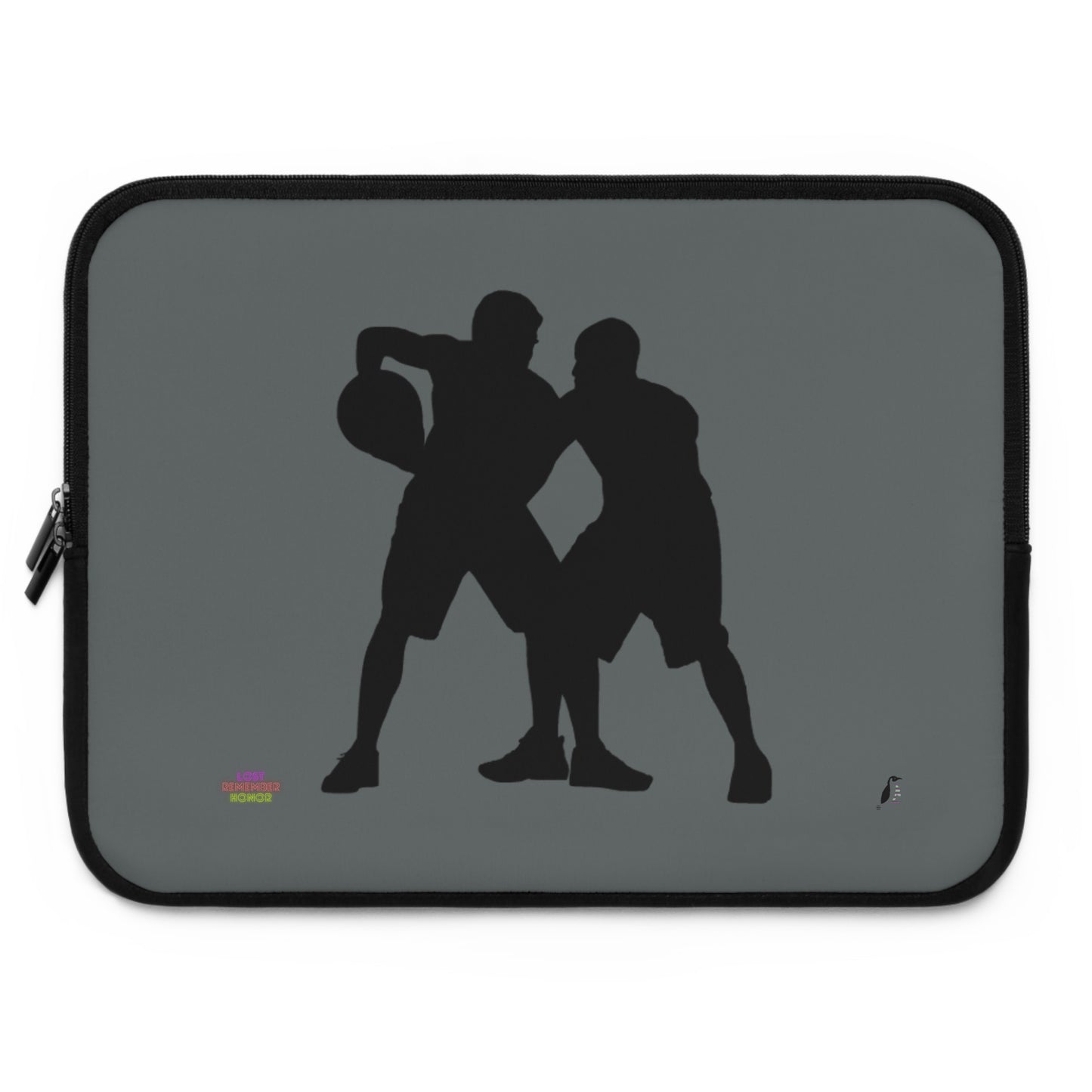 Laptop Sleeve: Basketball Dark Grey