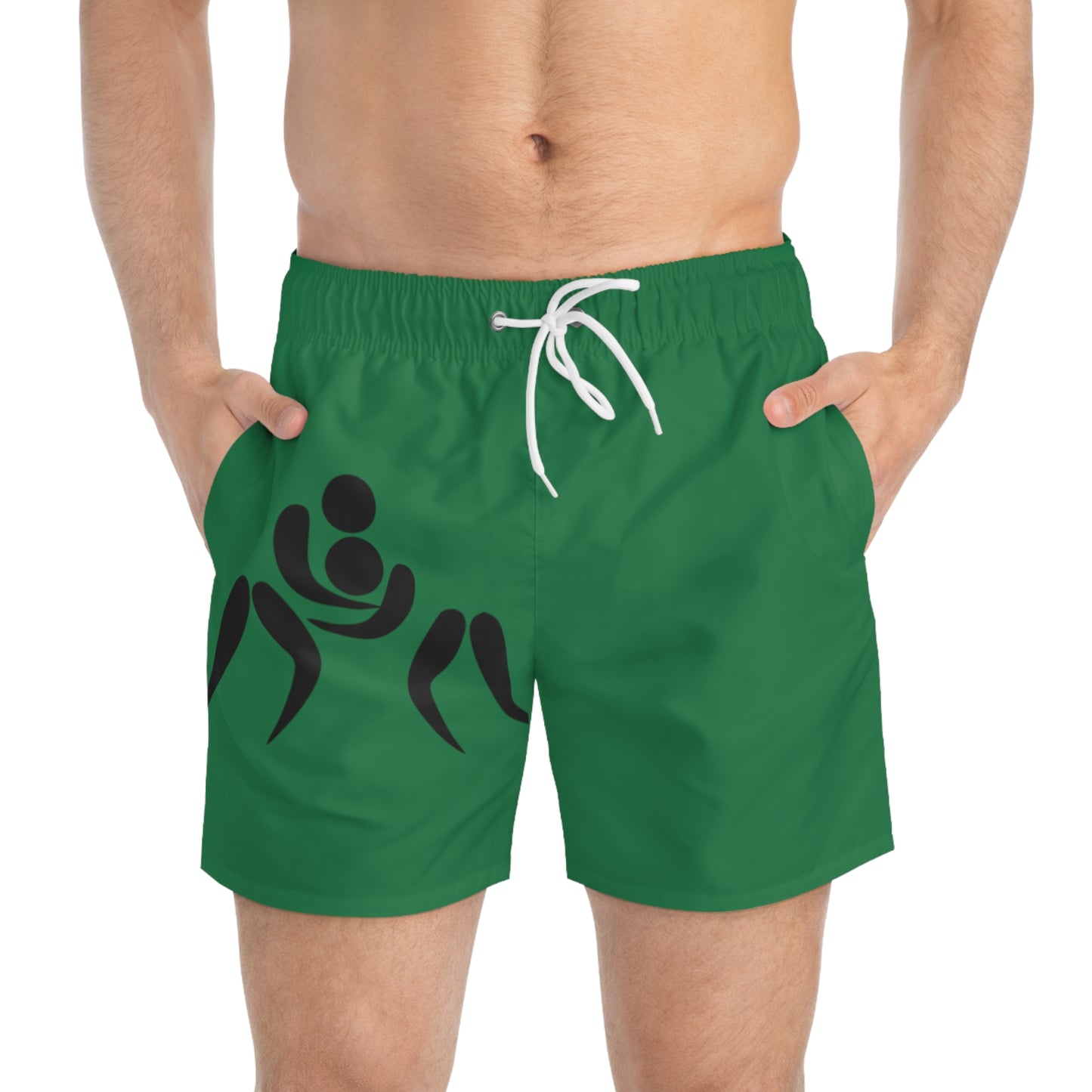 Swim Trunks: Wrestling Dark Green