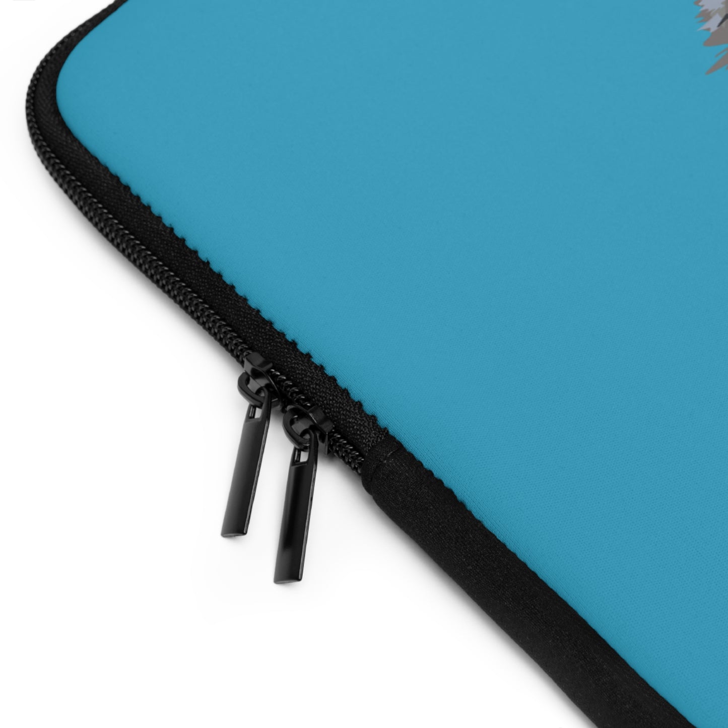 Laptop Sleeve: Wolves Turquoise