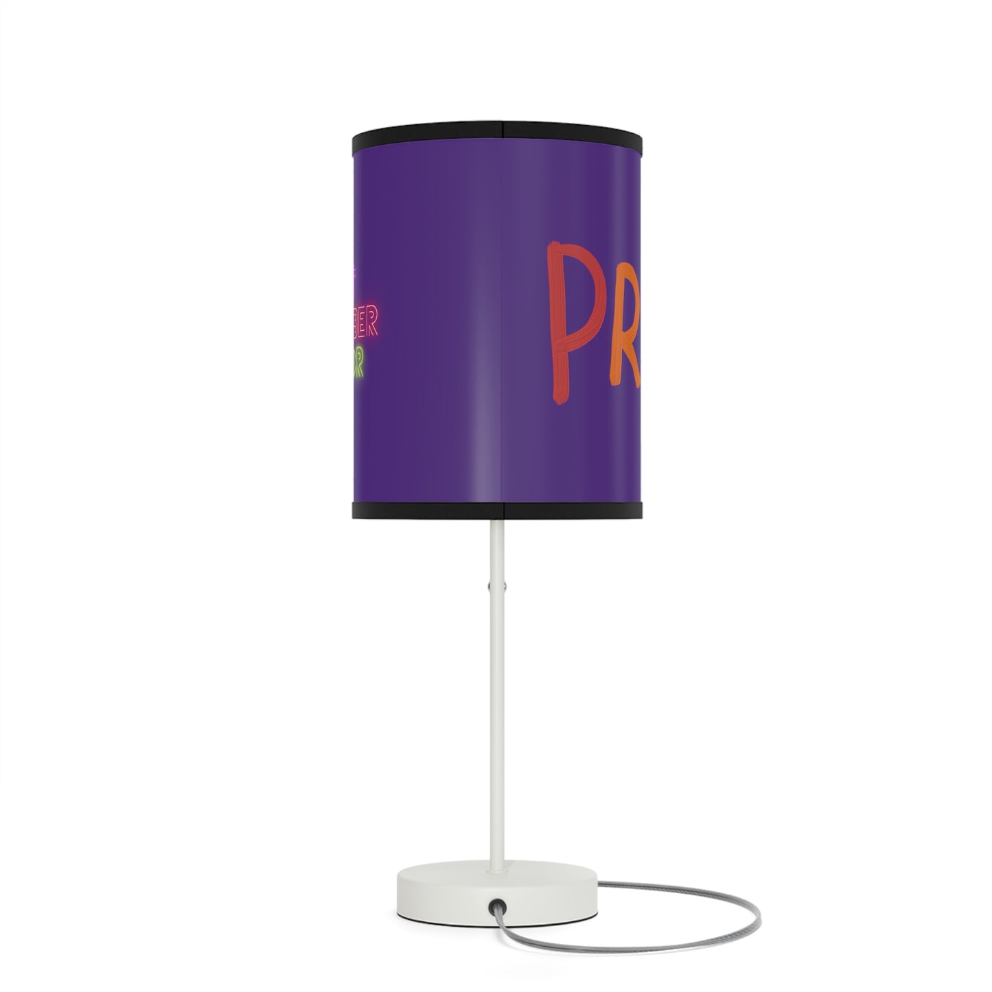 Lamp on a Stand, US|CA plug: LGBTQ Pride Purple