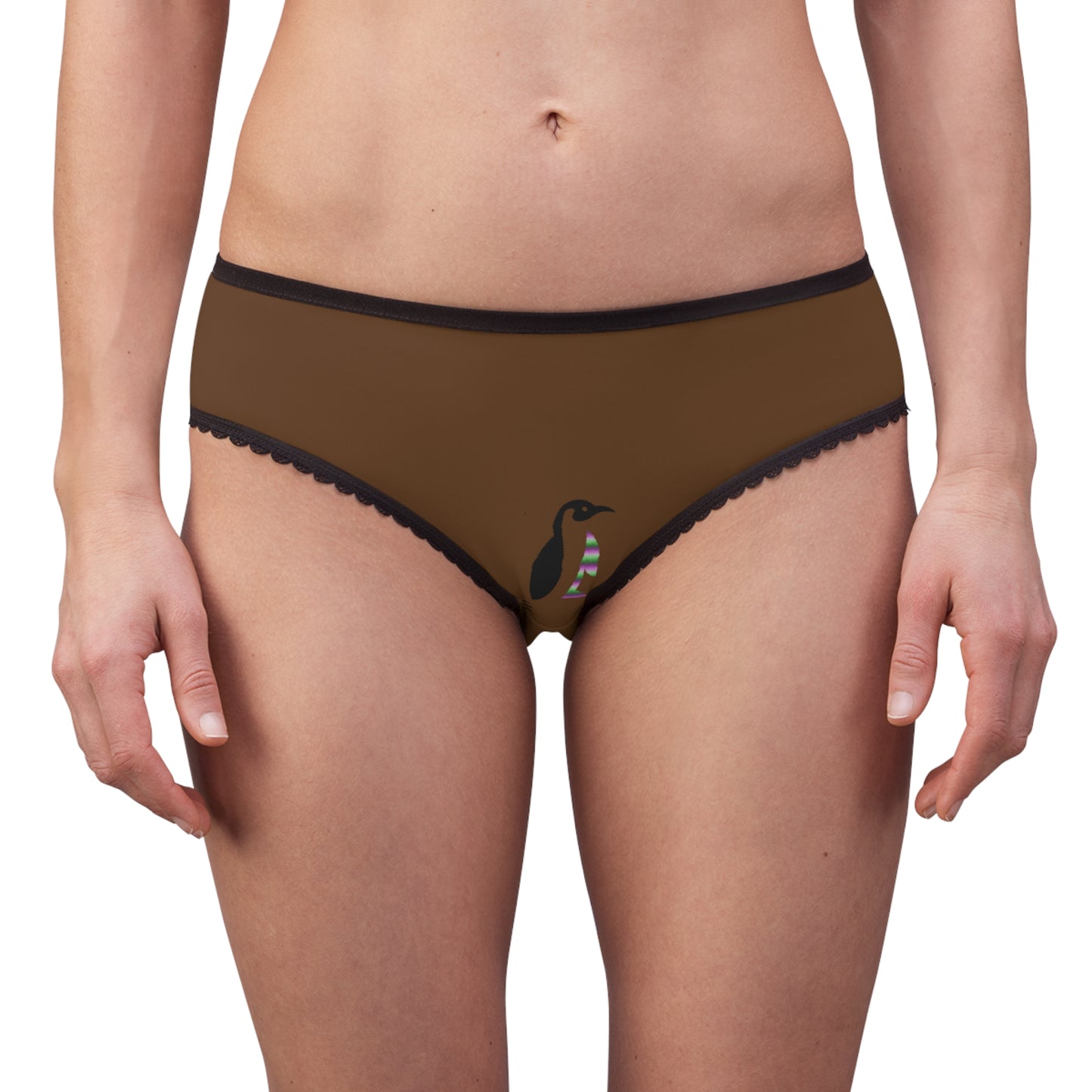 Women's Briefs: Fishing Brown