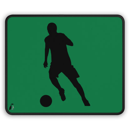 Gaming Mouse Pad: Soccer Dark Green