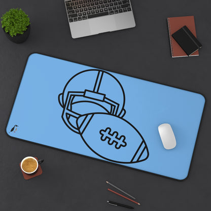 Desk Mat: Football Lite Blue