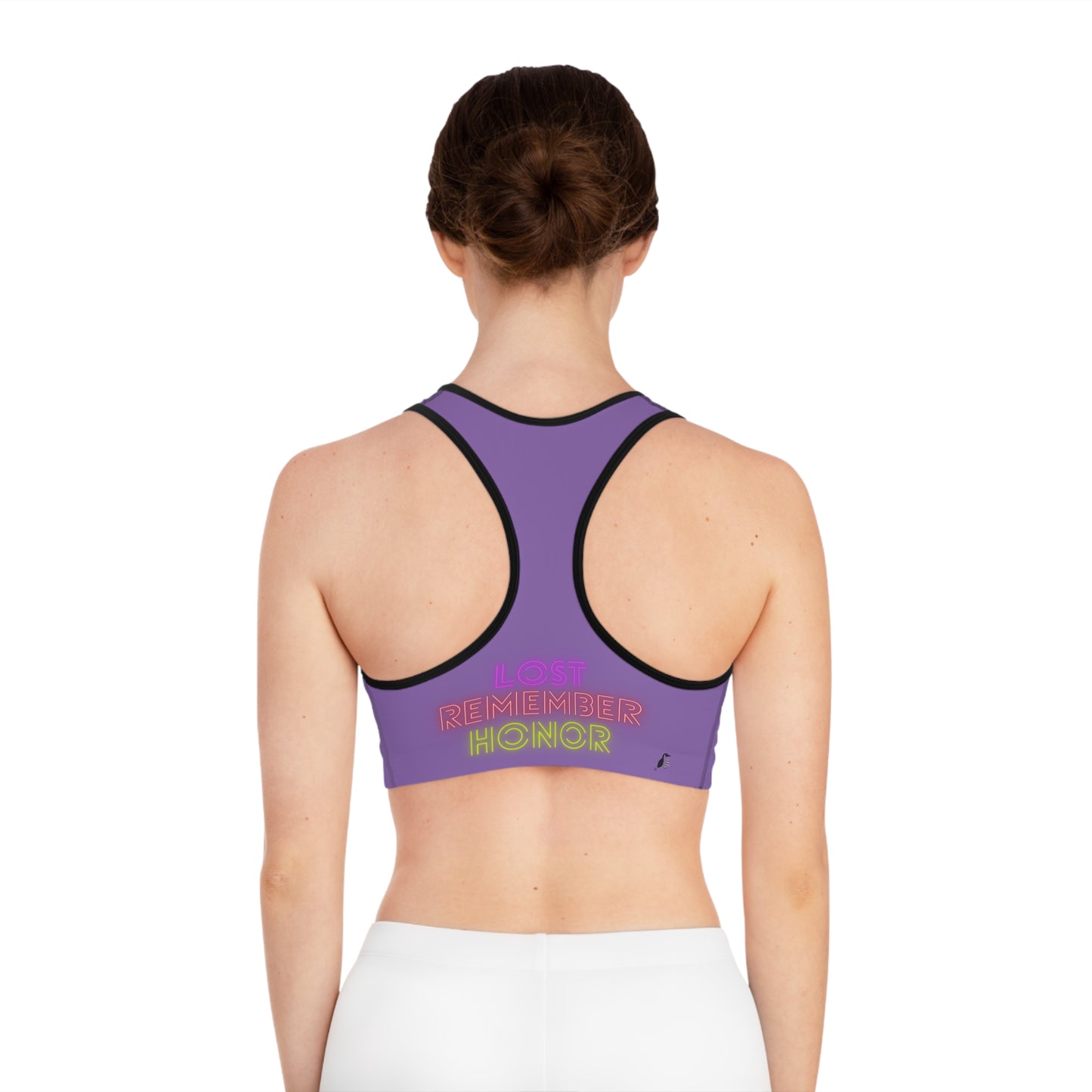 Sports Bra: Football Lite Purple