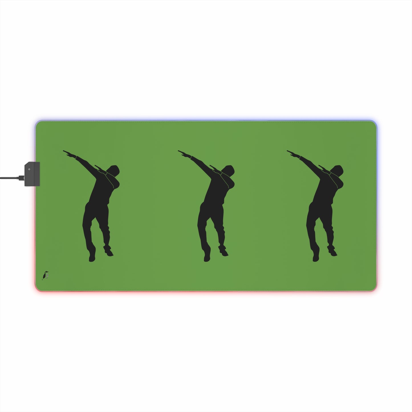 LED Gaming Mouse Pad: Dance Green