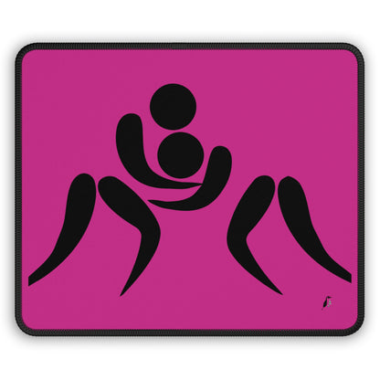 Gaming Mouse Pad: Wrestling Pink