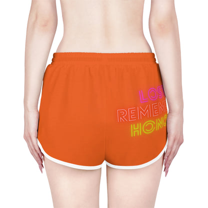 Women's Relaxed Shorts: Weightlifting Orange