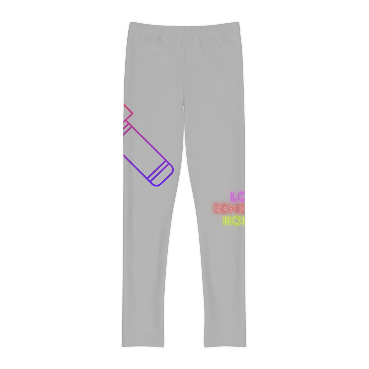 Youth Full-Length Leggings: Music Lite Grey