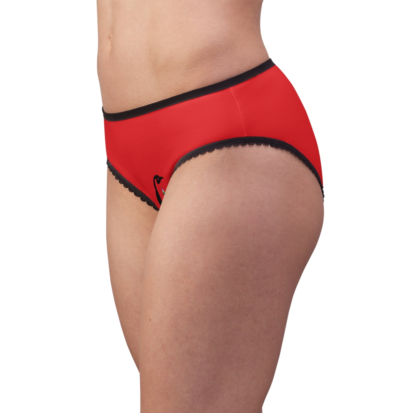 Women's Briefs: Tennis Red