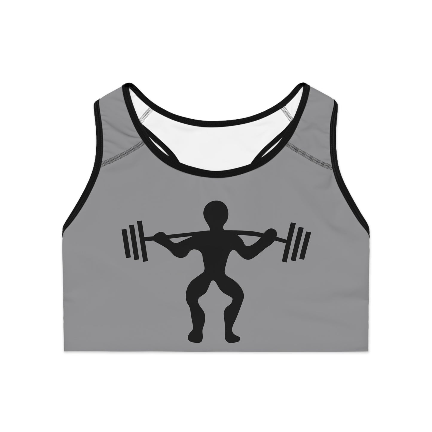 Sports Bra: Weightlifting Grey