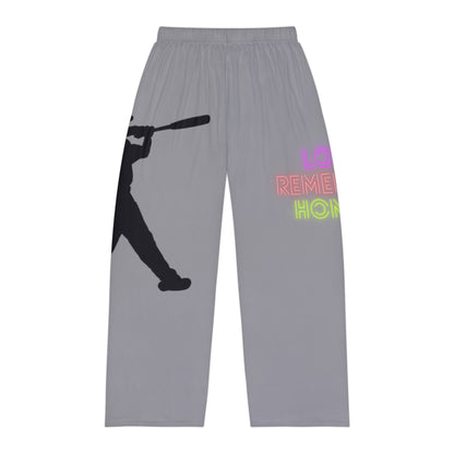 Men's Pajama Pants: Baseball Grey