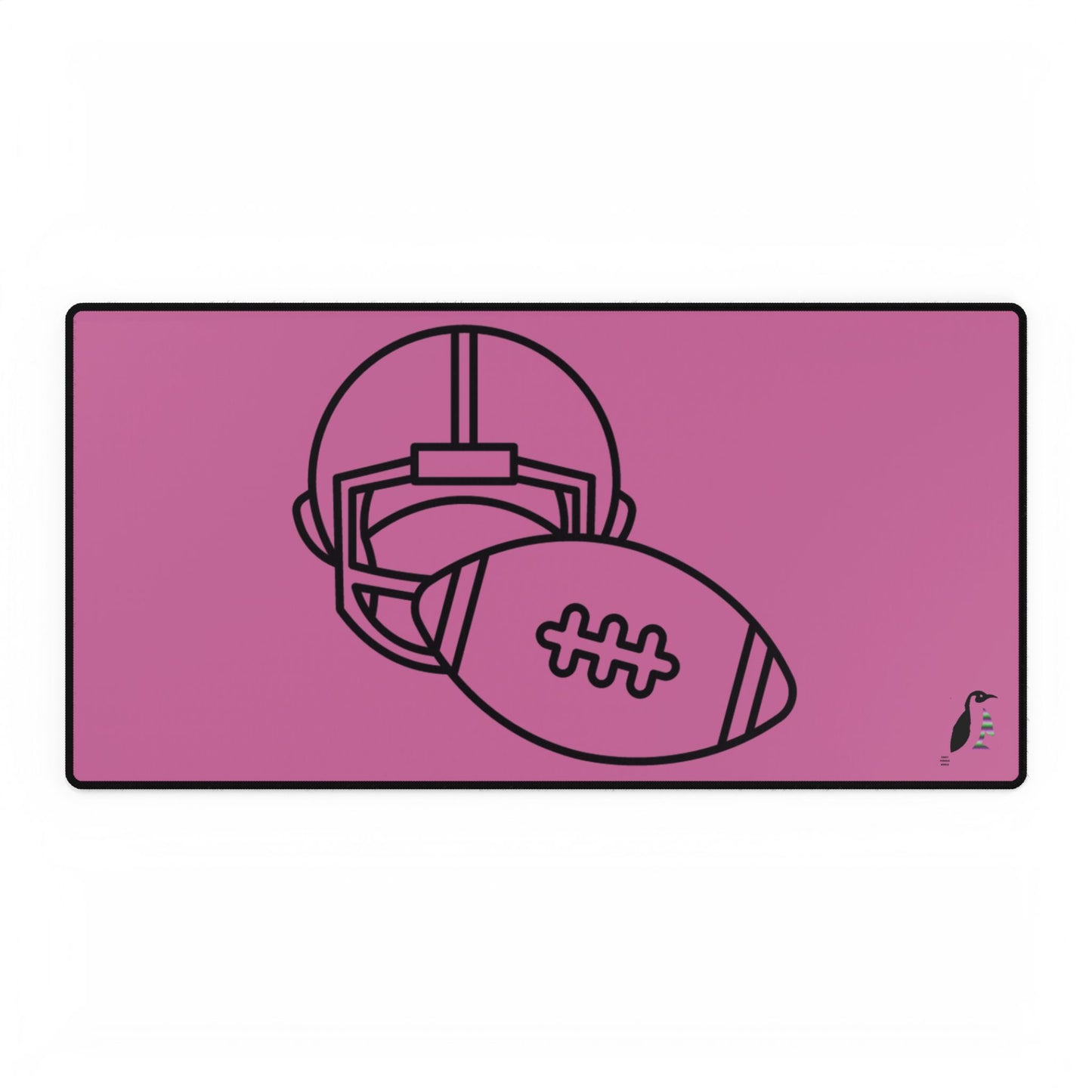 Desk Mats: Football Lite Pink