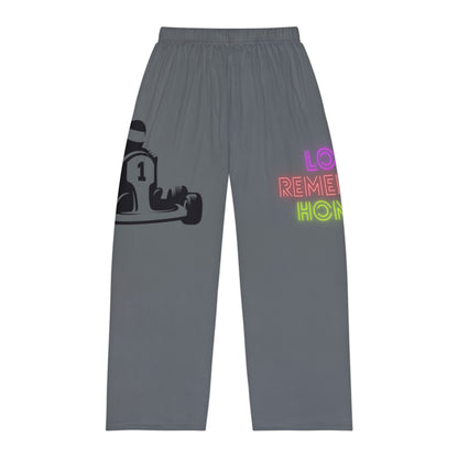 Men's Pajama Pants: Racing Dark Grey