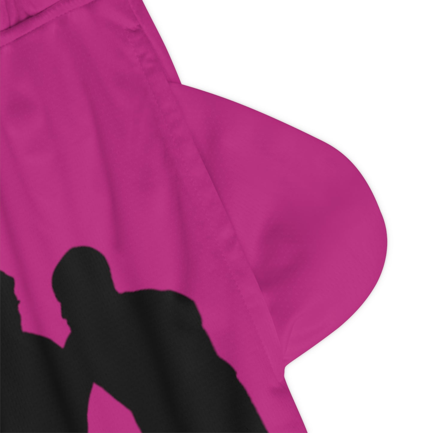 Basketball Rib Shorts: Basketball Lite Pink