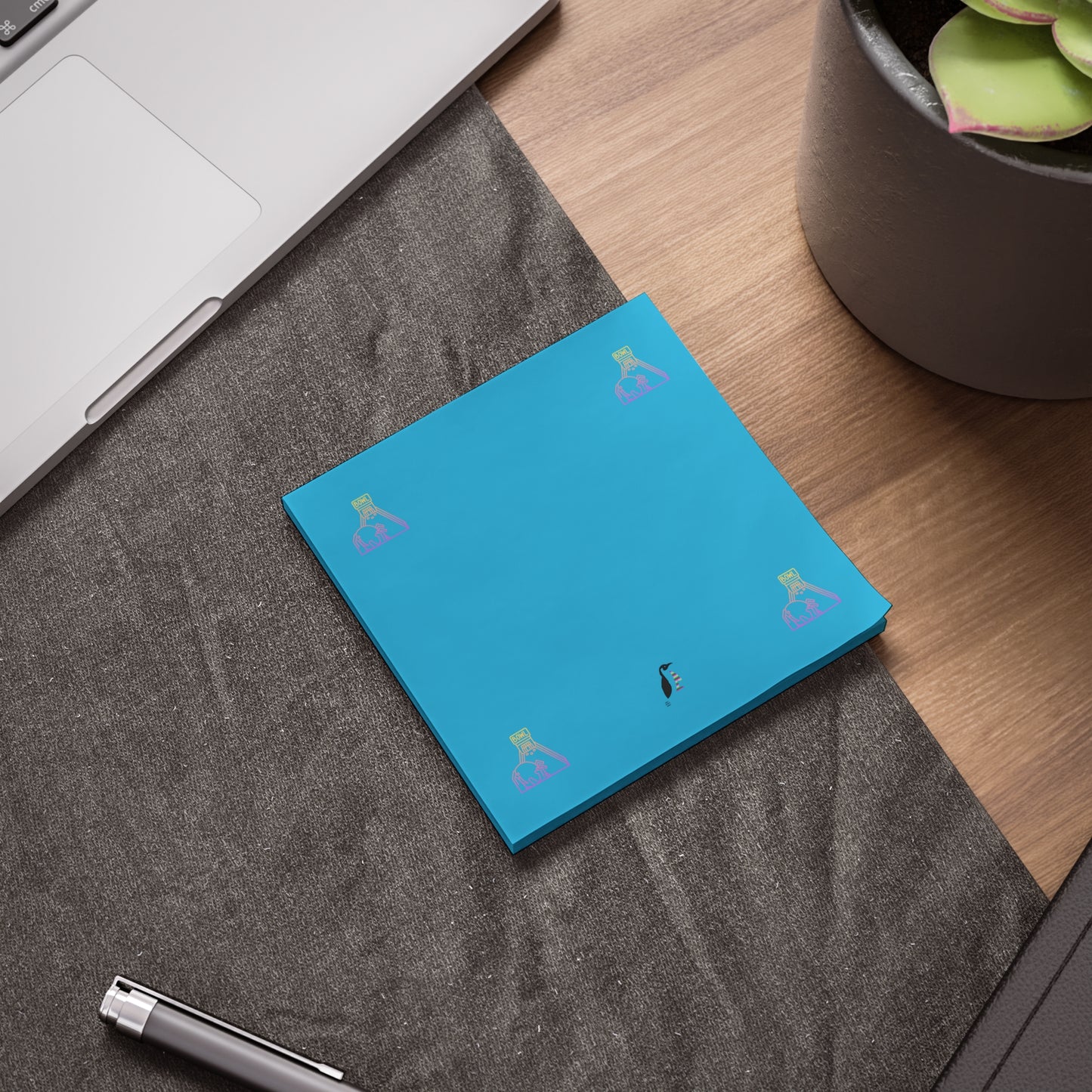 Post-it® Note Pads: Bowling Turquoise