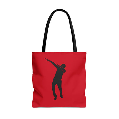 Tote Bag: Dance Dark Red