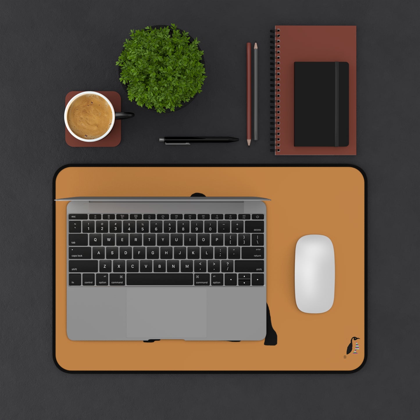 Desk Mat: Basketball Lite Brown