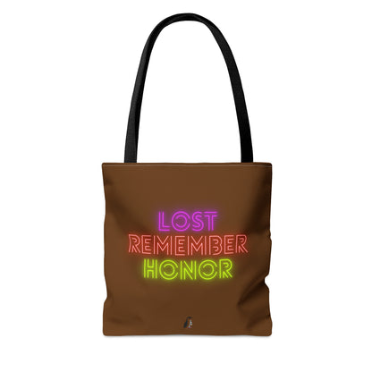 Tote Bag: Fishing Brown