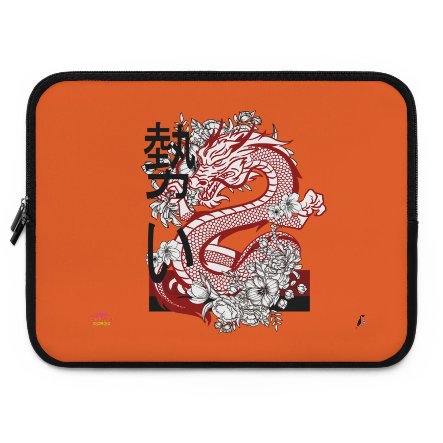 Laptop Sleeve: Dragons Orange