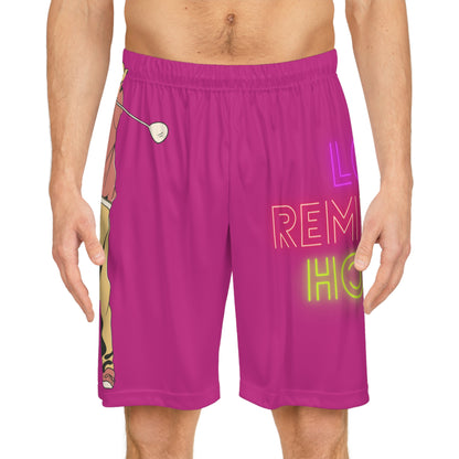 Basketball Shorts: Golf Pink