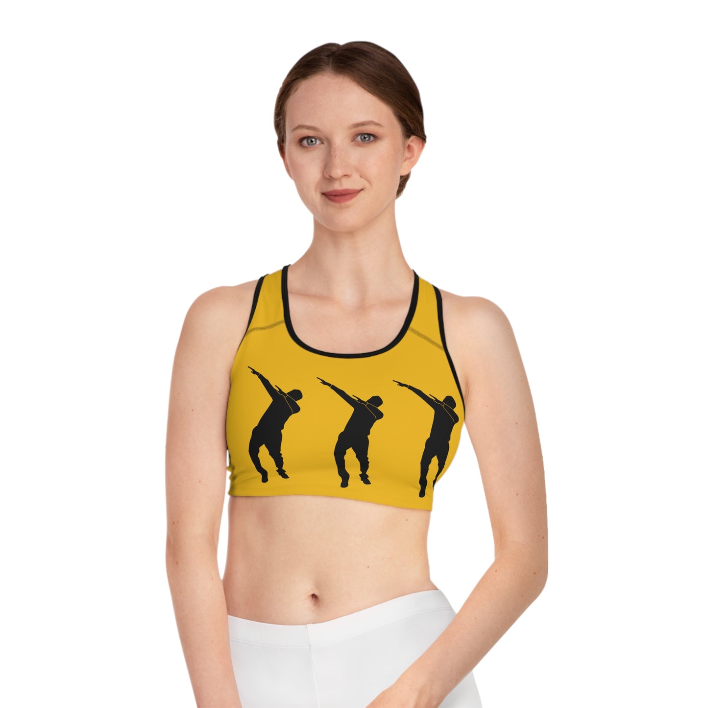 Sports Bra: Dance Yellow