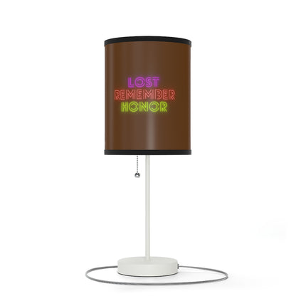 Lamp on a Stand, US|CA plug: Hockey Brown