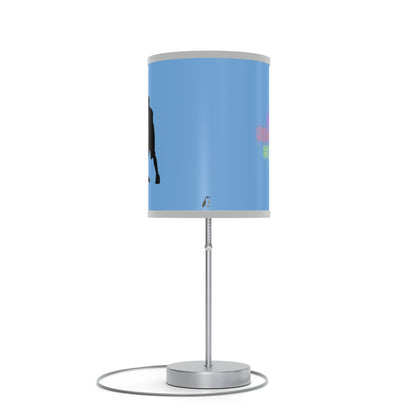 Lamp on a Stand, US|CA plug: Basketball Lite Blue