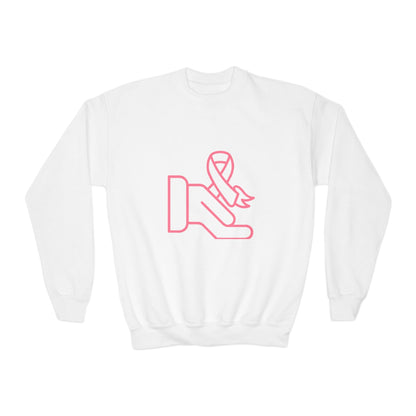 Youth Crewneck Sweatshirt: Labanan ang Kanser 