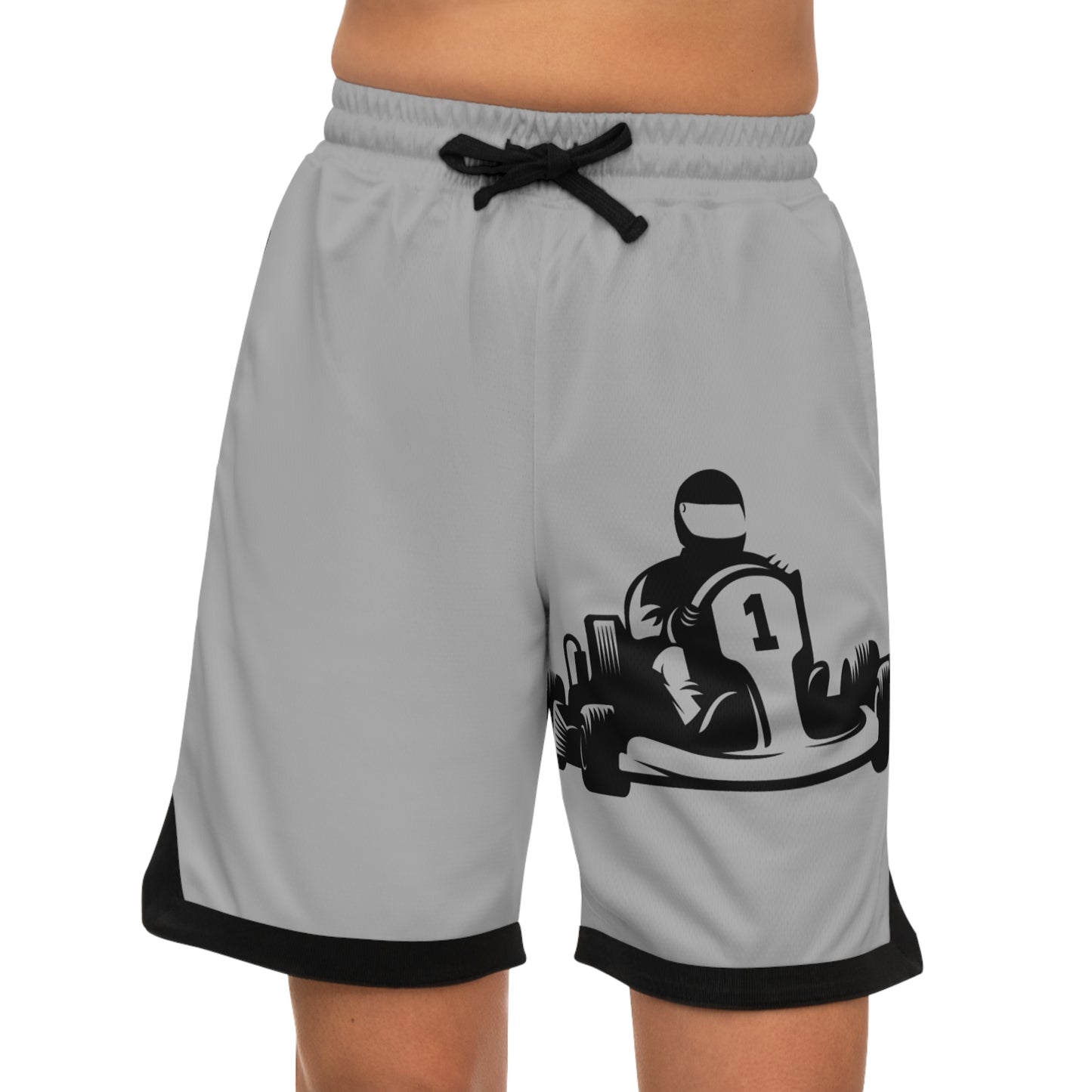 Basketball Rib Shorts: Racing Lite Grey