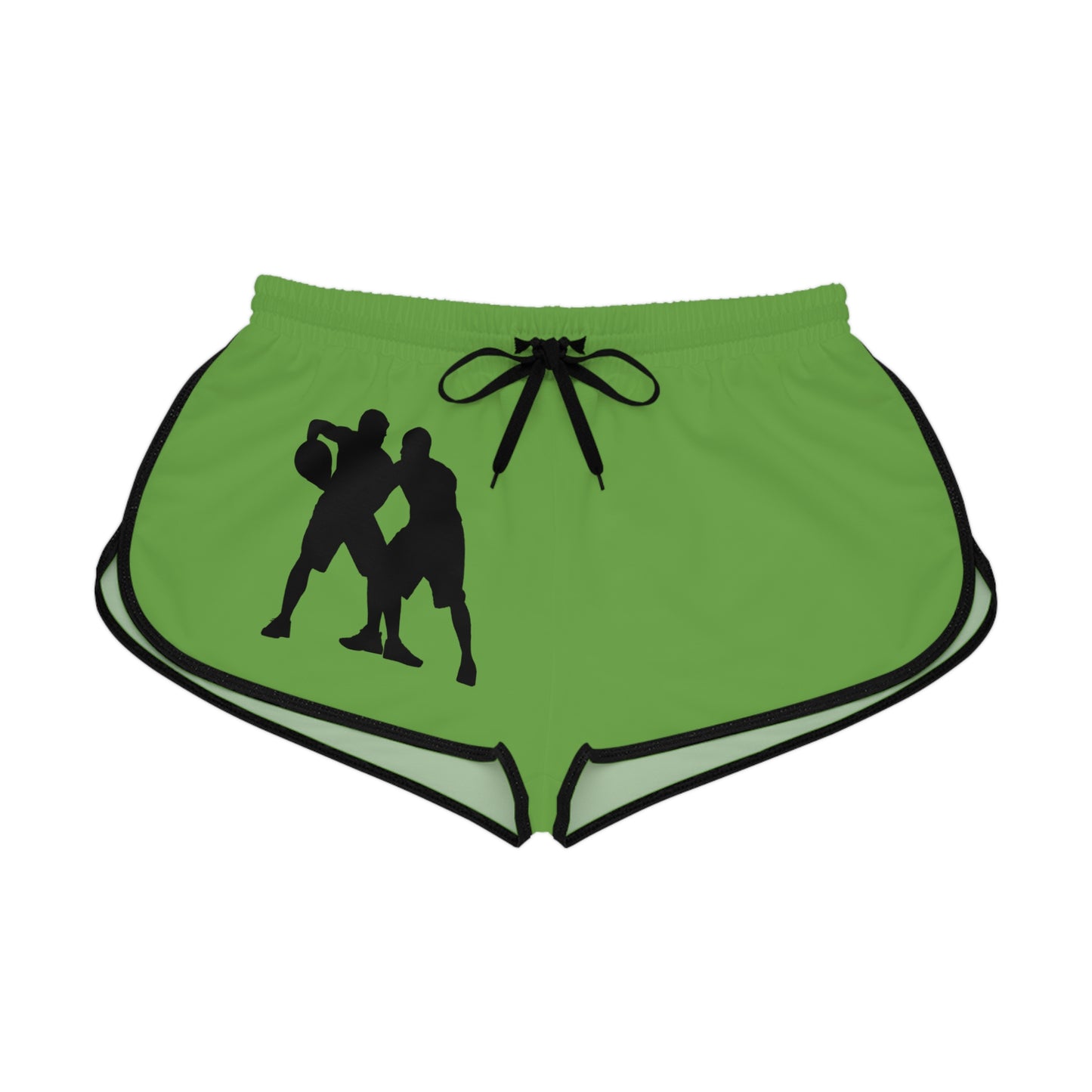 Women's Relaxed Shorts: Basketball Green