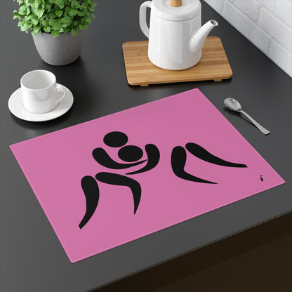 Placemat, 1pc: Wrestling Lite Pink