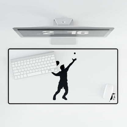 Desk Mats: Tennis White