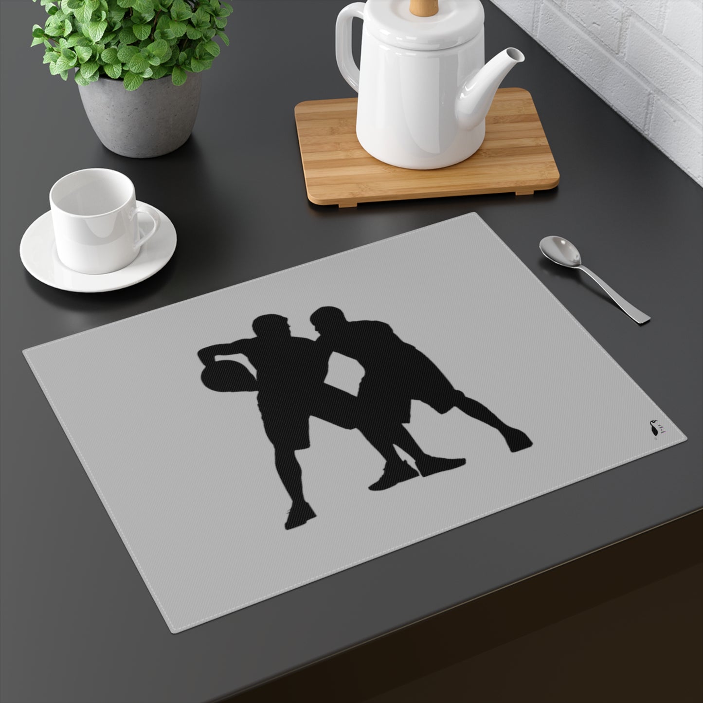 Placemat, 1pc: Basketball Lite Grey